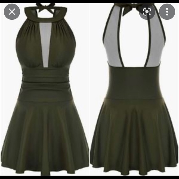 Jasambac Other - NWT Women’s One Piece Swim Dress Swimsuit- Large